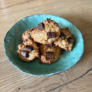 Bananen-Schoko-Cookies mit Haferflocken